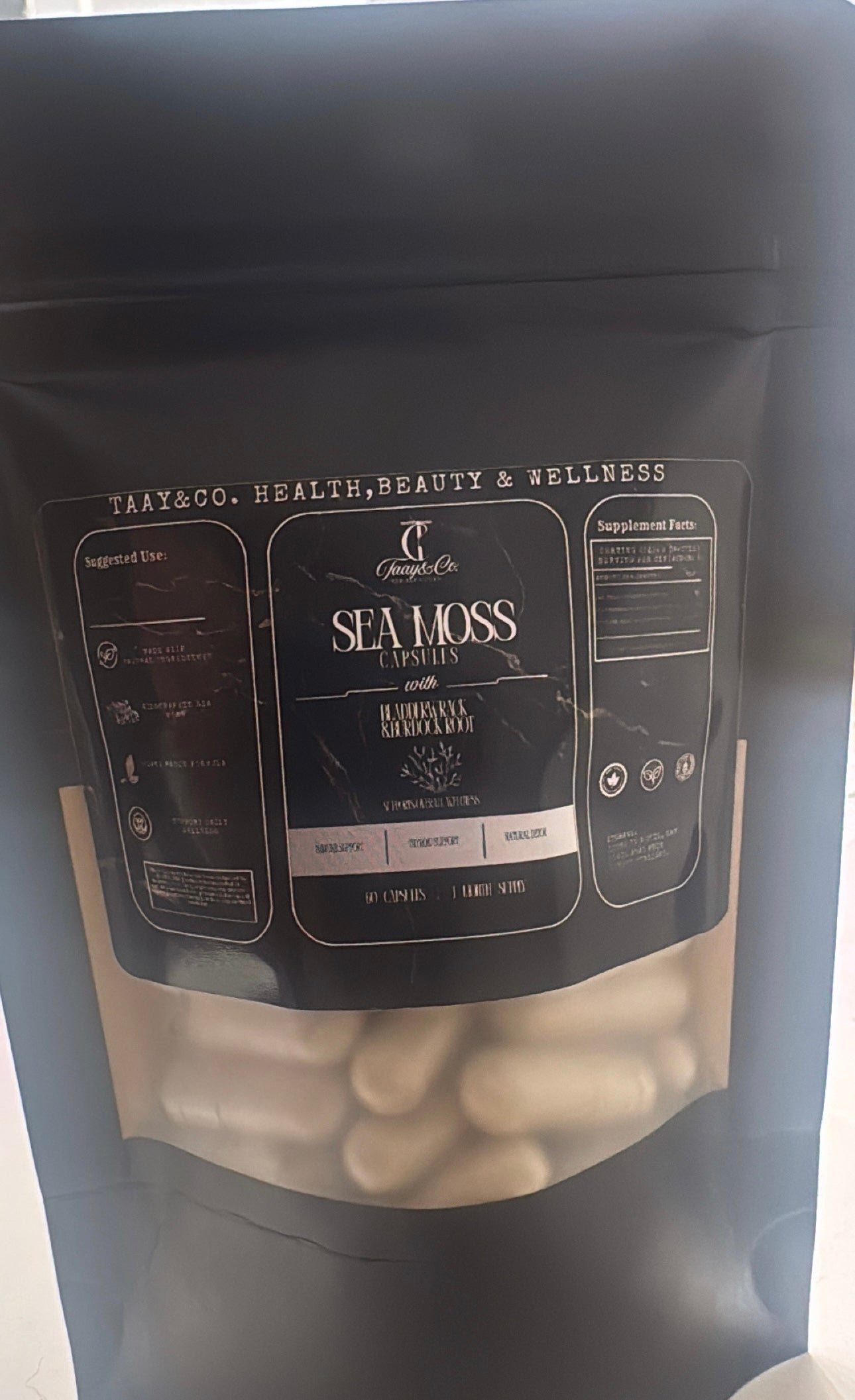 Sea Moss, Bladderwrack, & Burdock Root Capsules